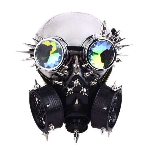 Steampunk Fully-Studed Mask with Rivet
